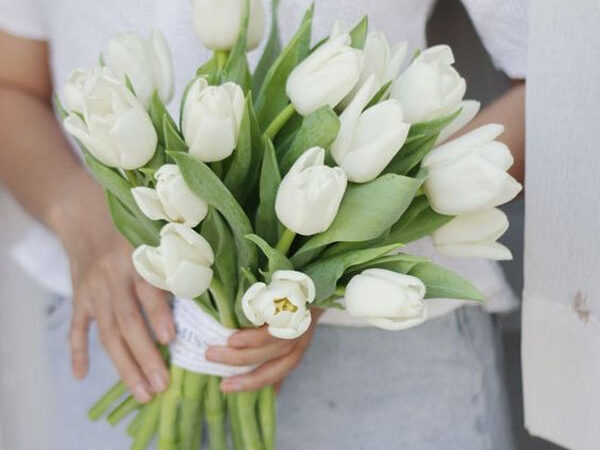 Gợi ý 10 kiểu dáng hoa cưới tulip cưới dành cho cô dâu