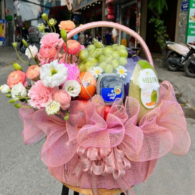 GIỎ HOA QUẢ – GHQ006