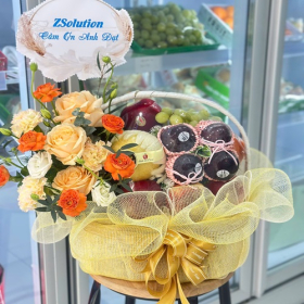 GIỎ HOA QUẢ – GHQ007