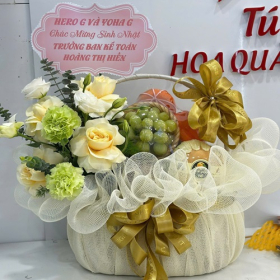GIỎ HOA QUẢ – GHQ008