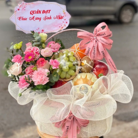 GIỎ HOA QUẢ – GHQ011