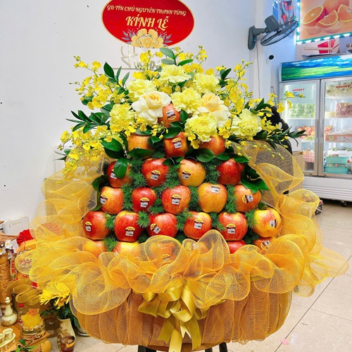 GIỎ HOA QUẢ – GHQ012