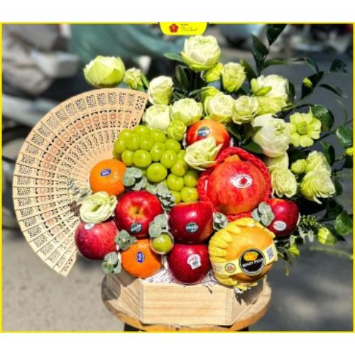 Mẫu giỏ hoa quả mừng tân gia - Điện Hoa Hà Nội