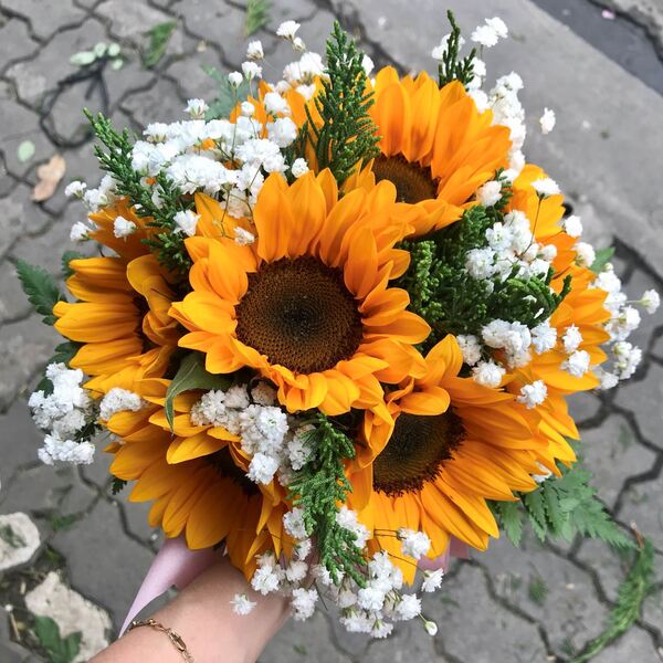 Hoa cưới hướng dương